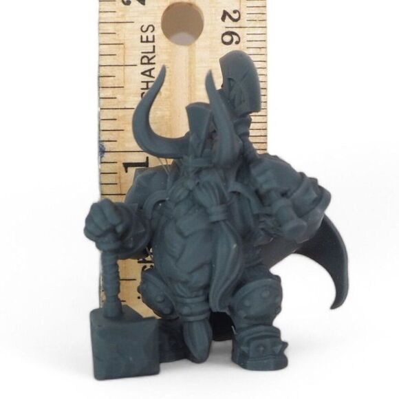 Luther the Dwarven King Mini Miniature 3D Resin Print  DnD Figure Unpainted - Picture 5 of 5